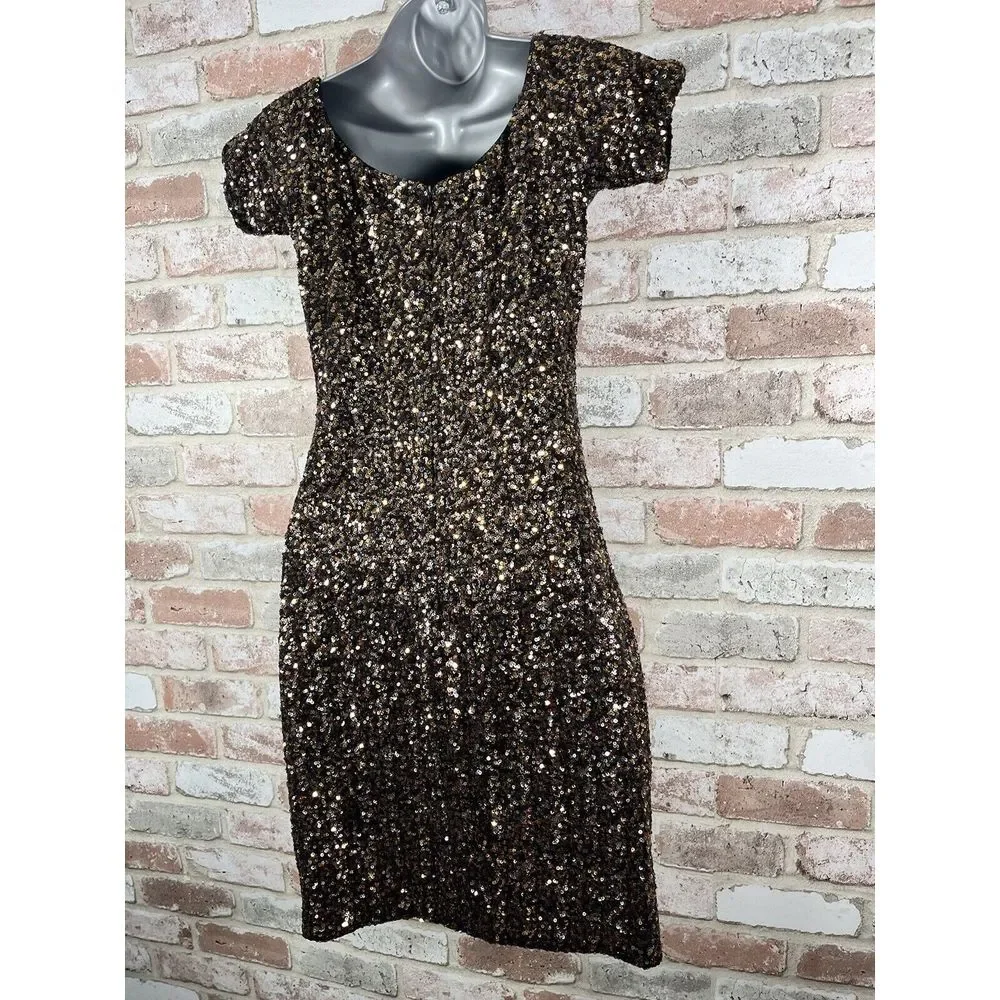 Dress The Population Sequin Sheath‎ Dress Medium - Picture 8 of 15